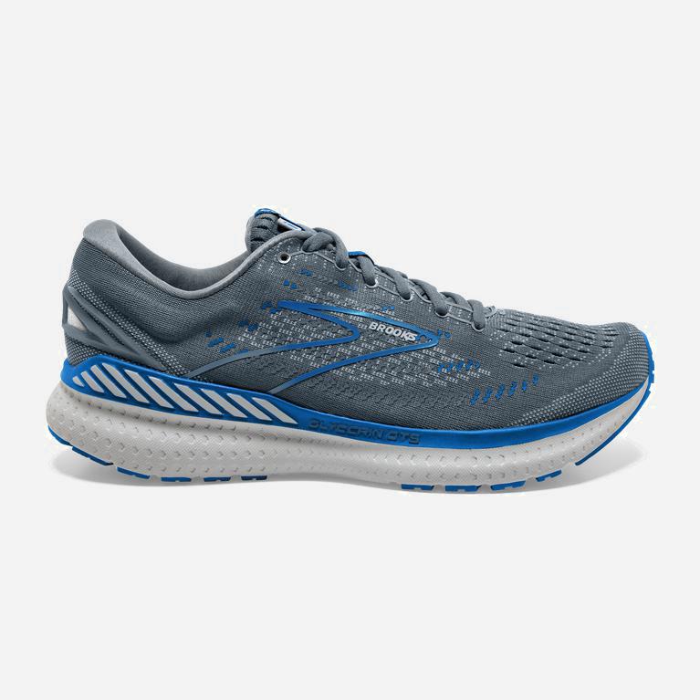 Brooks Glycerin Gts 19 Max Cushion - Zapatillas Running Asfalto Hombre - Gris / Azules Oscuro (PZ106